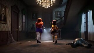 Velma and Daphne Become Fully Nude in Haunted Mansion Ghost Mystery as Their Clothes Tear During Investigation