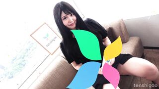 Aina Nanjyo Has Lovely Breasts and a Cute Mouth She Uses to Suck Cock