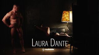 Tight Latex Blonde Deepthroated by Massive Muscle Stud - Relentless Facefuck & Messy Finish