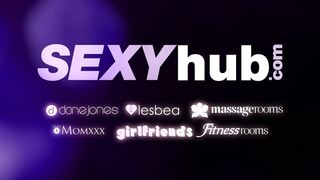 Massage Rooms Samantha Joiner hot sensual sex sucking and riding big black cock multiple orgasms for Scottish babe