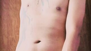 Pasando el tiempo, tocando mi verga