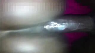 Merciless thrusts against her ass