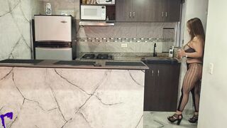 Cheating Latina MILF Gets Me Horny in the Morning and Ends up Drenched in Cum After a Creampie