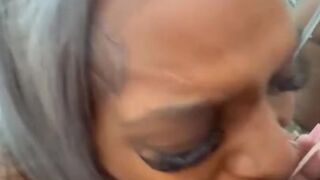 Ebony BabyMama is a SLUT , Watch Her Gag???? and DeepThroat My BBC until She’s Ah Mess????