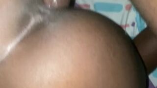 I fuck a black whore hard doggy style