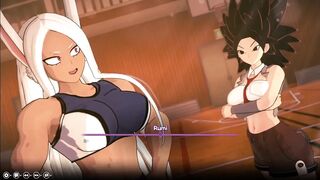 Two Super Saiyan Girls Vs Ultra Instinct Guy