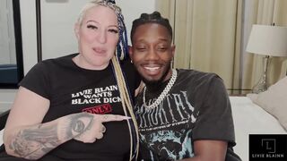 Sexy Black Man Tries to Dominate Livie Blainn