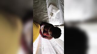 Petite Girl Giving Out Sloppy Blowjob