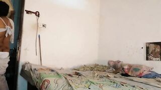 Desi house maid had no. Choice. But let her master do it