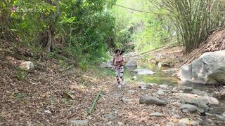 I met her in the mountains and out of nowhere we ended up having sex in my car