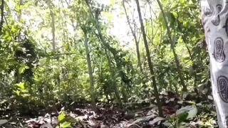 I went into the fucked jungle, had an affair, and nomita boudi