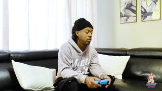 BBC Gets His Ass Sucked Hard by Hot Latina MILF