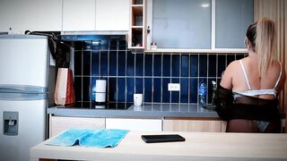 A Good and Quick Fuck with My Stepbrother-in-law in My Boyfriend's Bed When We Are Alone