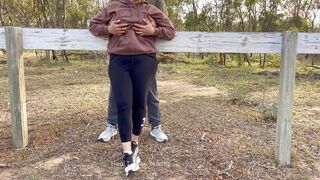 Sexy Indian Couple Making Love in Outdoor - Desi Public Romance - Risky Sex