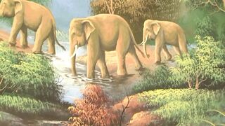 Hot girl sucks different cocks then gets fucked to cumshots in hot gangbang