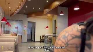 Colombian takes off her panties in a public place and gives them to a stranger - Luna Vitaler