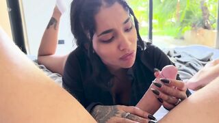 Busty Indian Wiggles Her Ass on a Huge Cock- Yasmina Khan