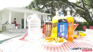 Cookout becomes wild ebony orgy