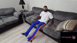 Podcast Interviewer Gets a Reverse Gangbang