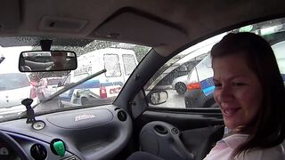 Friends Gave a Ride to a Girl with Acne and Filled Her Orthodontic Braces with Semen