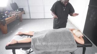 Presley Gets a BBC Massage