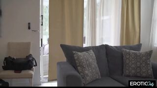 BBC Stretching Mature Blonde's Gaping Ass and Pussy Wide