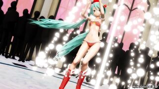 Hentai MMD - Christmas Miku 好き雪ポロリマジック (mikuline39) PLAY HERE: tinyurl com/hentgame