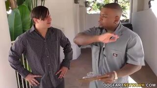 Cuckold boyfriend watches Nina Elle gets fucked by BBC