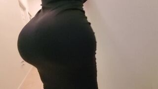 Sexy curvy Flight Attendant takes dick in pussy