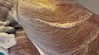 Survey: Thick big ass ebony Lily Blume wants to know if you'd like to see her cum face