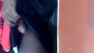 Horny guy masturbates